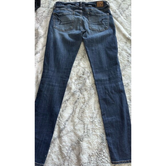 American Eagle Leggings Super Stretch Size 4 Skinny Jeans - Picture 4 of 5